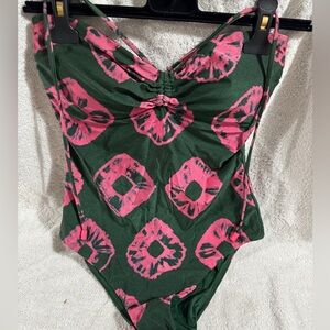 Zimmerman Tie-Dyed Bandeau Swimsuit